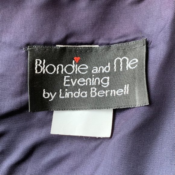 BLONDIE and ME Evening Dress Prom Formal Party Sparkle Blue Glitter 90s Y2k - Picture 10 of 11